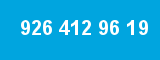 926 412 96 19 926 412 96 19